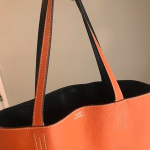 Exclusive Hermès Reversible Leather Tote